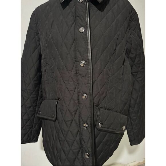 Chico’s Quilted black mid length XL jacket - Picture 3 of 10